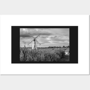 Thurne Mill, River Thurne, Norfolk Broads Posters and Art